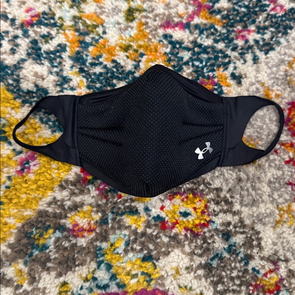 Under Armour Unisex Sports Mask Face Mask - Black (Size S/M)